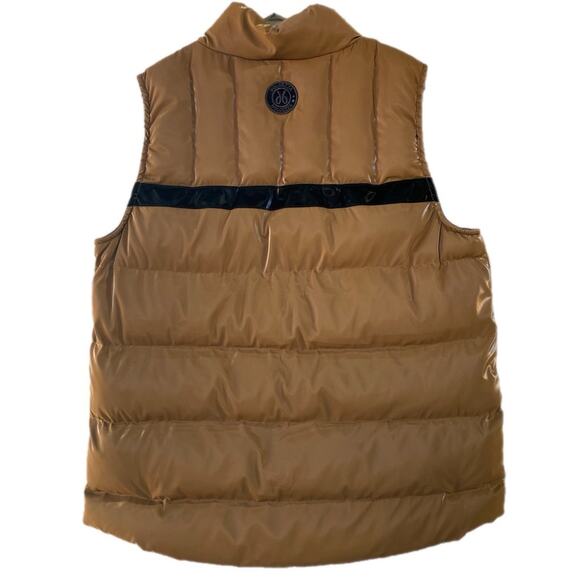 Dolcezza Sleeveless Puffer Vest XL Brown Jacket Layer - Picture 4 of 10